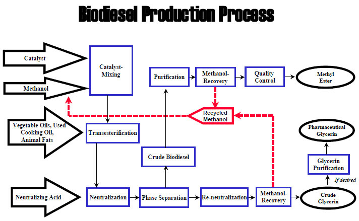 Biodiesel Production Chart